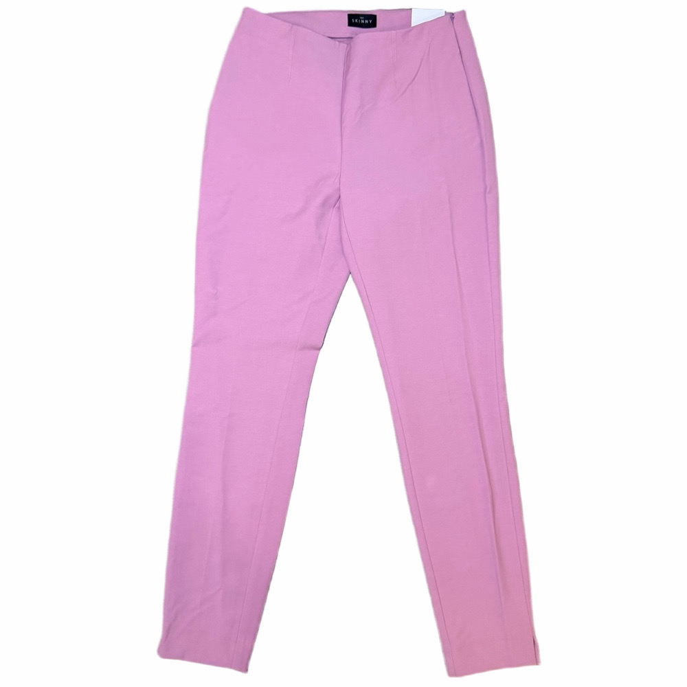 NWT White House Black Market Ankle Pink Skinny Pants Comfort Stretch Size 2R